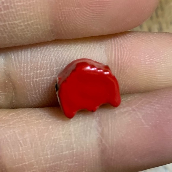 NWOT Pac-Man Pacman Ghost Sour Bead Charm Sterling Silver 925 - Picture 4 of 8